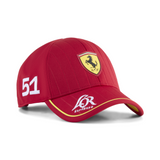 Cappellino Team Ferrari Hypercar n.51 Le Mans Series rosso replica 2025