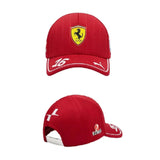 Cappellino Bambino Ragazzo Charles Leclerc 16 Scuderia Ferrari HP Team F1 2025 - F1Monza