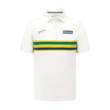 Ayrton Senna Polo a righe Brasile - F1Monza