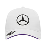Cappellino Lewis Hamilton #44 Mercedes AMG Petronas Trucker Bianco - F1Monza