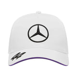 Cappellino Lewis Hamilton #44 Mercedes AMG Petronas Trucker Bianco - F1Monza