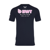 T-Shirt Alpine F1 BWT Team set up 2025 blu scuro