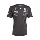 T-shirt Mercedes AMG Petronas F1 Team 2025 nera - F1Monza