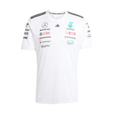 T-shirt Mercedes AMG Petronas F1 Team 2025 bianca - F1Monza