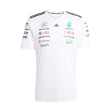 T-shirt Mercedes AMG Petronas F1 Team 2025 bianca - F1Monza