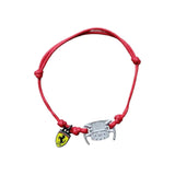 Braccialetto Ferrari in corda con scudetto e volante F1 bambino/donna - F1Monza