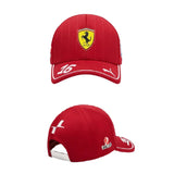 Cappellino Bambino Ragazzo Charles Leclerc 16 Scuderia Ferrari HP Team F1 2025 - F1Monza