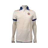 Polo Gulf GPO Logo Vintage Bianca
