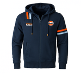 Felpa Full Zip Gulf Hybrid Hoody navy