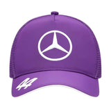 Cappellino Lewis Hamilton #44 Mercedes AMG Petronas Trucker Purple - F1Monza