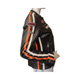 Giacca donna in pelle GPO Gulf Lady Racing Nera