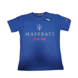 T-Shirt Maserati Corse Donna Blu