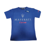 T-Shirt Maserati Corse Donna Blu - F1Monza