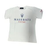 T-Shirt Maserati Corse Donna Bianca