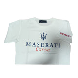 T-Shirt Maserati Corse Donna Bianca