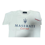 T-Shirt Maserati Corse Donna Bianca - F1Monza