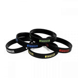 Set 5 Braccialetti gomma Pirelli F1 mescole gara