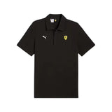 Polo Puma Sportswear Ferrari scudetto classica nera - F1Monza