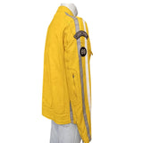 Giacca in pelle GPO Gulf Racing Jacket Vintage Gialla