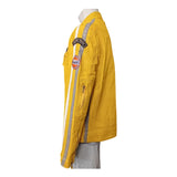 Giacca in pelle GPO Gulf Racing Jacket Vintage Gialla