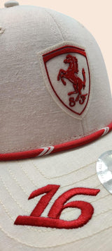 Cappellino Special Edition Monaco G.P. 2026 Charles Leclerc #16 Scuderia Ferrari