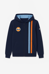 Felpa Full Zip Gulf Since 1901 Hoody navy
