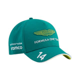 Cappellino 2026 Fernando Alonso 14 Aston Martin Racing F1 Team Cognizant