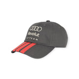 Cappellino Audi Revolut F1 Team Grigio DNA Red Stripe