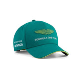 Cappellino Aston Martin Replica Sponsor AMF1 Team 2026 Adulto Verde - F1Monza