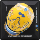 Mini casco scala 1/5 Lewis Hamilton #44 Test Ferrari 2025
