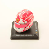 Minicasco scala 1/5 Charles Leclerc n.16 Winner G.P. Monaco 2024