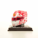 Minicasco scala 1/5 Charles Leclerc n.16 Winner G.P. Monaco 2024