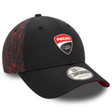 Cappellino Ducati Corse 9FORTY Crinkle All Over Print Nero