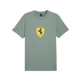 T-shirt Ferrari Puma scudetto grande Green Moon