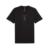 T-shirt Ferrari Puma Scudo nero Grande Nera - F1Monza