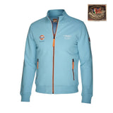 Felpa Gulf Smart Racing azzurra Full Zip - F1Monza