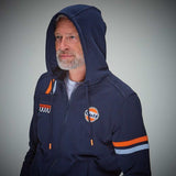Felpa Full Zip Gulf Hybrid Hoody navy