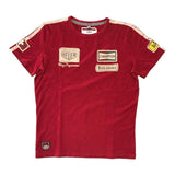 T-shirt Warson Motors Clay Regazzoni Monza 1970 Rosso