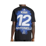 T-shirt Kimi Antonelli #12 Mercedes AMG Petronas 2026 Adidas Nera