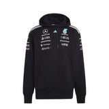 Felpa Hoodie AMG Mercedes Petronas F1 Team 2026 nera Adidas