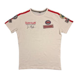 T-shirt Ollon-Villars 1965 Jim Clark bianco Vintage