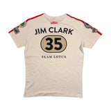 T-shirt Ollon-Villars 1965 Jim Clark bianco Vintage