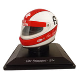 Mini casco Ferrari Clay Regazzoni 1974 scala 1/5