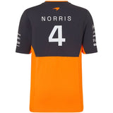 T-Shirt Bambino Ragazzo n.4 driver Lando Norris replica McLaren F1 Team 2024