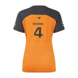 T-shirt Donna Lando Norris #4 McLaren F1 Team 2025 Autumn glory