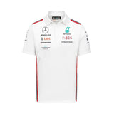 Polo Mercedes AMG Petronas F1 Team sponsor 2023 Bianca - F1Monza