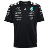 T-shirt Mercedes Bambino Ragazzo AMG Petronas F1 Team 2025 Nera - F1Monza