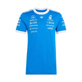 T-shirt Mercedes Silverstone Team Blue Wonder Driver 2026 Adidas AMG Petronas