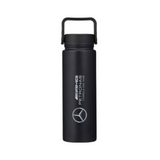 Black stainless steel water bottle AMG Mercedes Petronas F1 Team