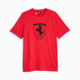 T-shirt Ferrari scudo nero grande rossa - F1Monza